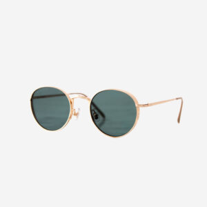 gold frame glasses